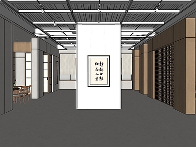 现代茶室 现代简约茶室展厅