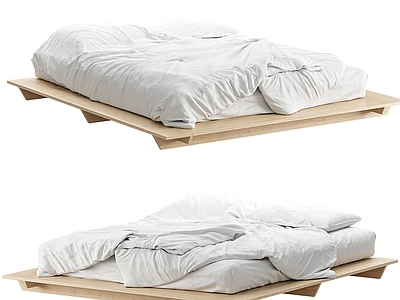 现代欧式双人床 布艺床 主卧床 地台床