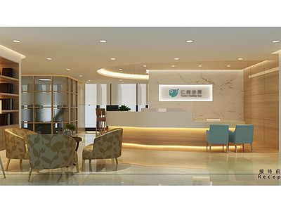 现代医院 社区医院卫生院 社区卫生健康 服务中心室内装修 设计景 施工图