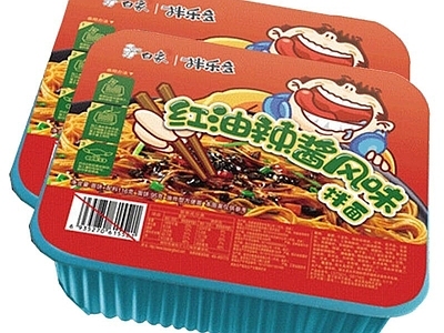 现代其他纸书本 泡面食品广告