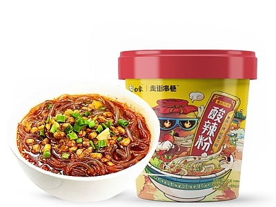 现代其他纸书本 泡面食品广告