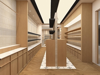 现代中古服装店 现代包店 饰品店 货架美陈