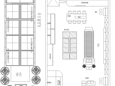 现代便利店 山货店 礼品店 超市 施工图