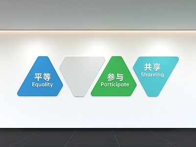 现代简约文化墙 企业文化墙 办公文化墙 展示墙 标语 口号