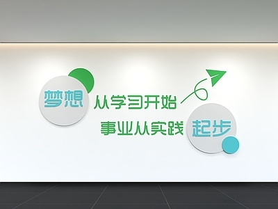 现代简约文化墙 企业文化墙 办公文化墙 展示墙 标语 口号