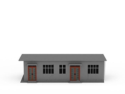 现代农村简易平房