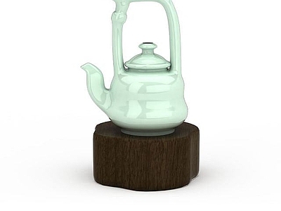 现代精美陶瓷茶壶
