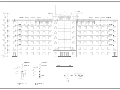 现代医院建筑 医院住院 施工图