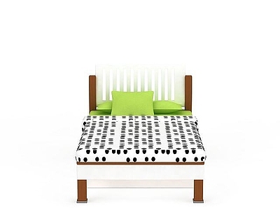 现代简约儿童床