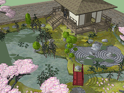 现代乡村庭院 庭院