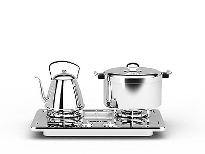 现代不锈钢燃气灶