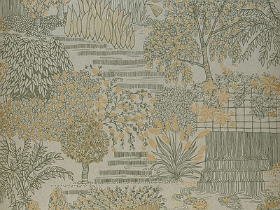 中式新中式其它墙面 中式 国画 古画 浅色