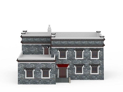 现代藏式民居
