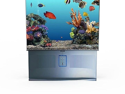 现代大型智能水族缸