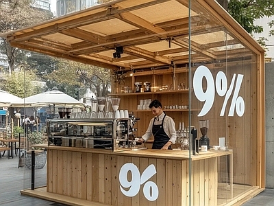 售卖亭 快闪咖啡店 商业外摆 网红咖啡店
