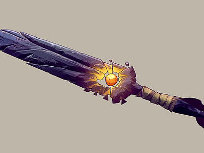 军事器材 碎裂之刃 卡通大剑 神剑兵器 单手剑 火山剑