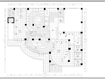 现代其他公共空间 美容院全套室内 施工图
