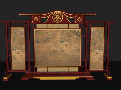 中式屏风 唐宋屏风 古代中国屏风 宋代简约屏风 新中式屏风 宋氏美学