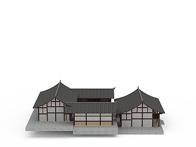 现代古建四合院