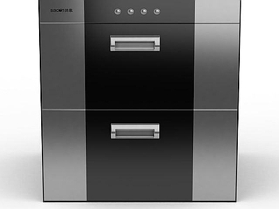 现代双层消毒柜