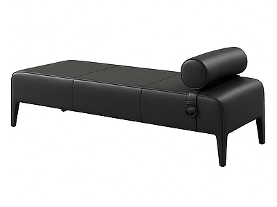 意式轻奢沙发凳 皮质沙发凳 皮革沙发凳 皮革床尾凳 皮革长凳 躺椅