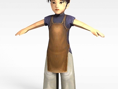 现代诛仙游戏人物小男孩
