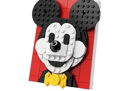 现代极简摆件组合 乐高 Lego 米老鼠 装饰品 摆件
