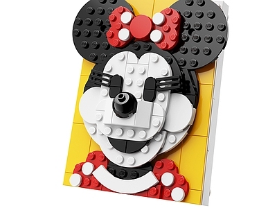 现代极简摆件组合 乐高 Lego 米妮老鼠 装饰品 摆件