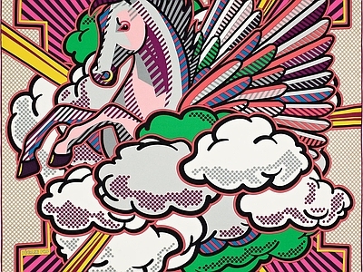 现代丝绸 高端丝巾面料印花 高端时尚印花图案 复古时尚印花图案 时尚复古装饰画