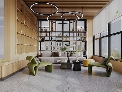 现代活动室 现代公共休息厅