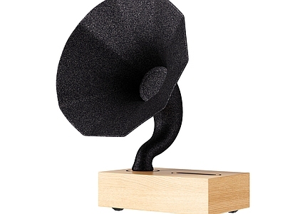 乐器 Acousti 留声机 橡木留声机 音乐器材 装饰品