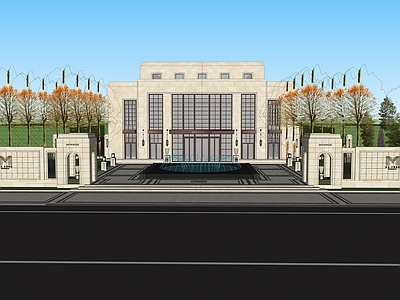 现代小公建 售楼处