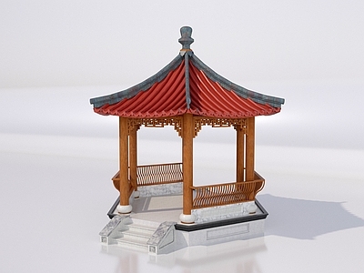 新中式亭子 四角亭 古建 凉亭 仿古