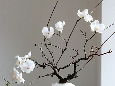 现代新中式花艺 新中式花艺摆件
