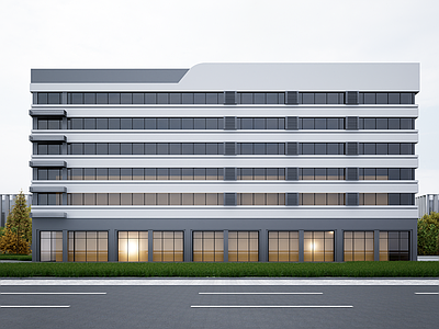 现代厂房 现代厂房 现代工业厂房 多层厂房 厂房建筑 现代简约厂房