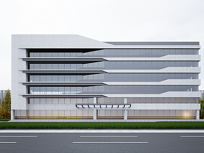 现代厂房 现代简约厂房 厂房建筑 多层厂房 现代工业厂房 现代厂房