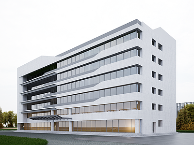 现代厂房 现代简约厂房 厂房建筑 多层厂房 现代工业厂房 现代厂房