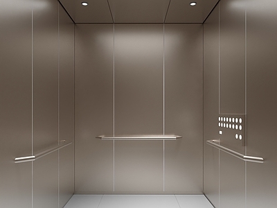 现代楼梯间 现代电梯间