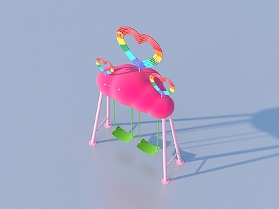 其他生活用品 秋千 卡通 美陈
