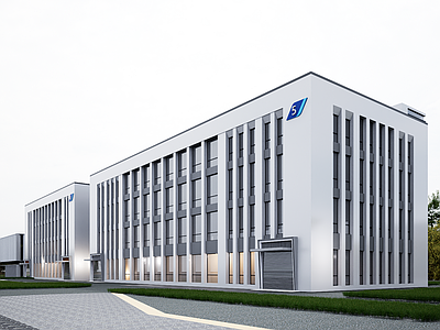 现代厂房 厂房 现代厂房 现代工业厂房 多层厂房 厂房建筑