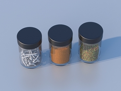 厨房用品组合 调味料 食物