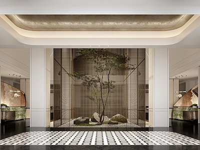 现代售楼处 售楼处 前厅