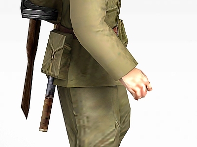 现代军人士兵战士男人