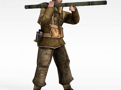 现代军人士兵战士男人