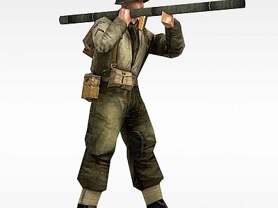 现代军人士兵战士男人