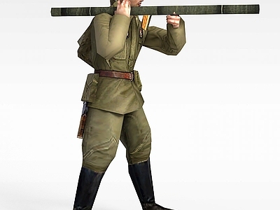 现代军人士兵战士男人