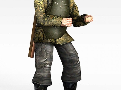 现代军人士兵战士男人