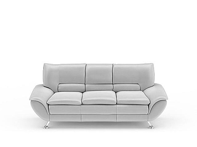 现代时尚灰色布艺组合沙发