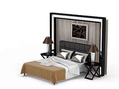 现代时尚家装床具套装