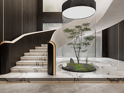 现代旋转楼梯 现代旋转楼梯